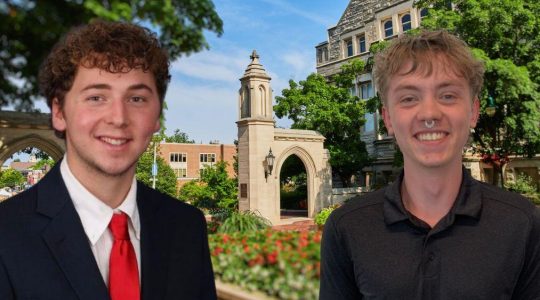 CIP Bloomington Interns on the Indiana University Campus