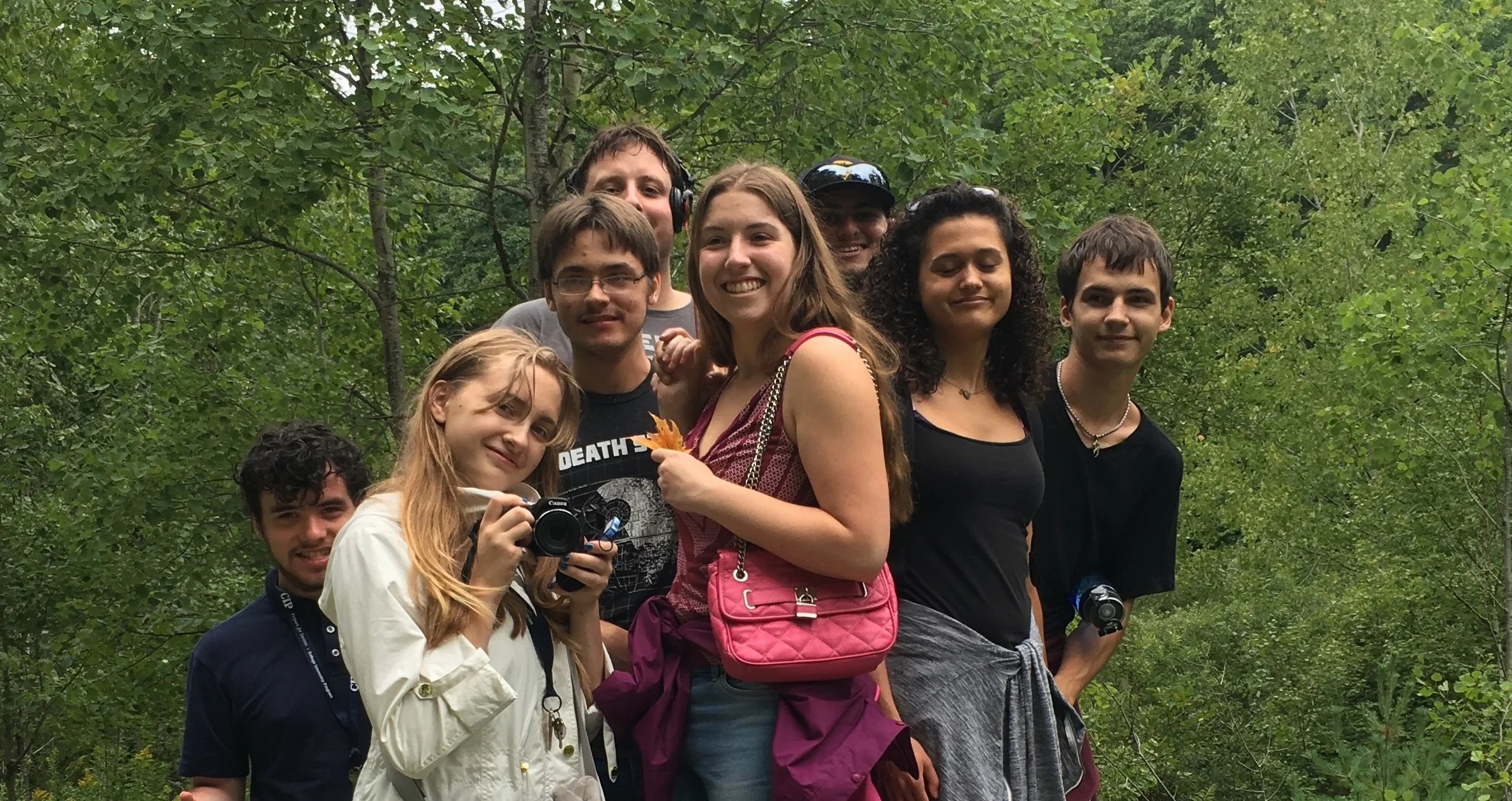 Students doing outdoor activities