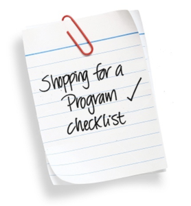 Shopping for a Transition Program for Young Adults with Autism and Learning Differences? 1 Shopping for a program note