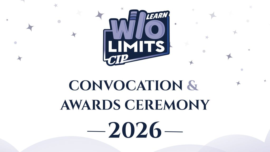 Convocation 2026 with CIP Learn Without Limits Logo
